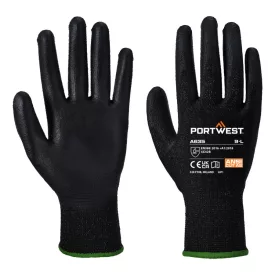 Eco-Cut vágásbiztos kesztyű PW_A635K8RM Fekete - M méret
