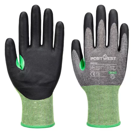 CS C18 Nitrile vágásbiztos kesztyű PW_A636G8RXL Szürke/Fekete - XL méret