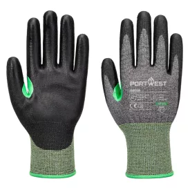   CS Cut C15 PU vágásbiztos kesztyű PW_A638G8RS Szürke/Fekete - S méret
