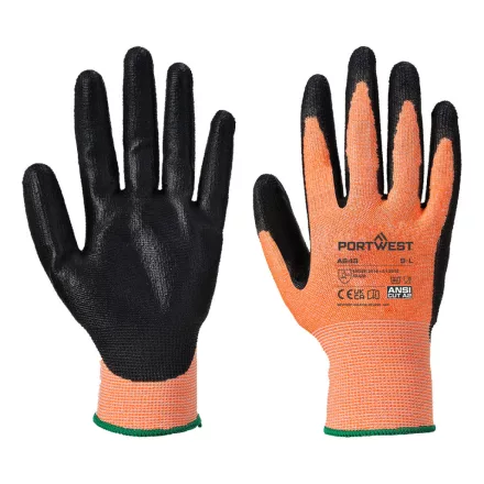 Amber Cut kesztyű - nitril hab PW_A643AMRXXL Borostyán - XXL méret