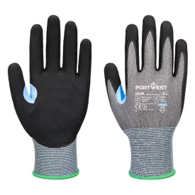   CS Cut D21 Nitrile vágásbiztos kesztyű PW_A648G8RL Szürke/Fekete - L méret