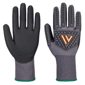   Grip 15 nitril ütésálló kesztyű PW_A715K8RL Fekete - L méret