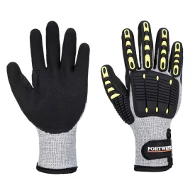   Anti Impact vágásbiztos Thermal kesztyű PW_A729G8RM Szürke/Fekete - M méret
