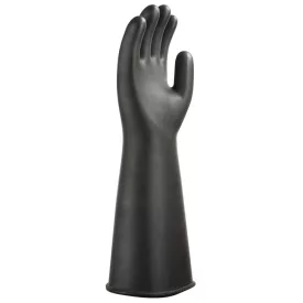Erős Latex kesztyű PW_A802BKRL Fekete - L méret