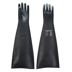 Erős Latex kesztyű 600mm PW_A803BKRXL Fekete - XL méret