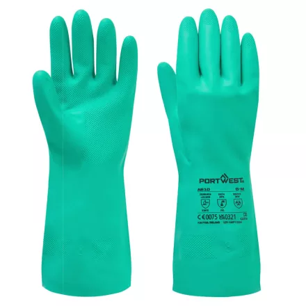 Nitrosafe vegyszerálló kesztyű PW_A810GNRS Zöld - S méret