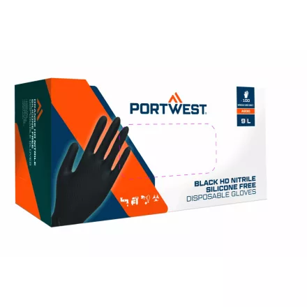 Orange HD egyszerhasználatos kesztyű (Pk100) PW_A930BKRXXL Fekete - XXL méret