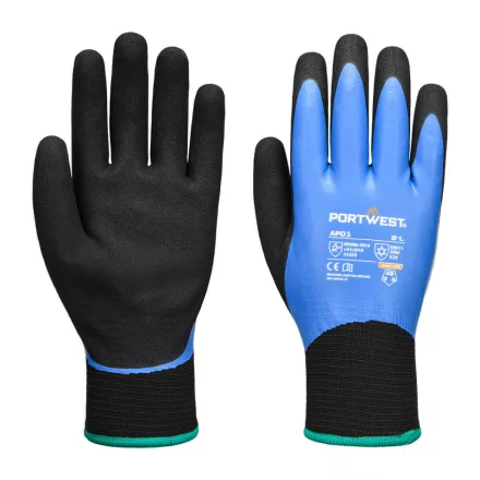 Thermo Pro kesztyű PW_AP01B8RM Kék/Fekete - M méret