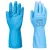 FD Chemical B Latex könnyű kesztyű (12 pár) PW_AP76BLUS Kék - S méret