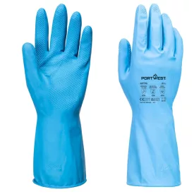   FD Chemical B Latex könnyű kesztyű (12 pár) PW_AP76BLUXL Kék - XL méret