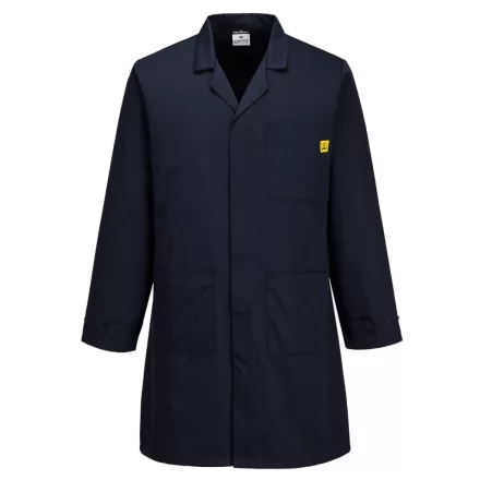 Antisztatikus ESD köpeny PW_AS10NVRXXL Navy - XXL méret