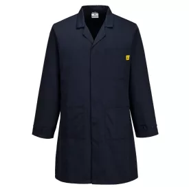 Antisztatikus ESD köpeny PW_AS10NVRXXXL Navy - XXXL méret