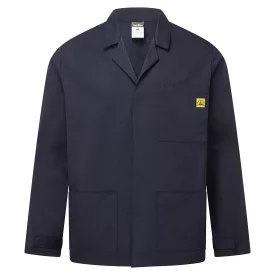 ESD antisztatikus labor kabát PW_AS18NVRS Navy - S méret