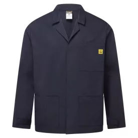   ESD antisztatikus labor kabát PW_AS18NVRXXS Navy - XXS méret