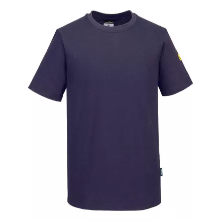 Antisztatikus ESD póló PW_AS20NVR5XL Navy - 5XL méret