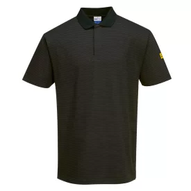 Anti-Static ESD pólóing PW_AS21BKR5XL Fekete - 5XL méret