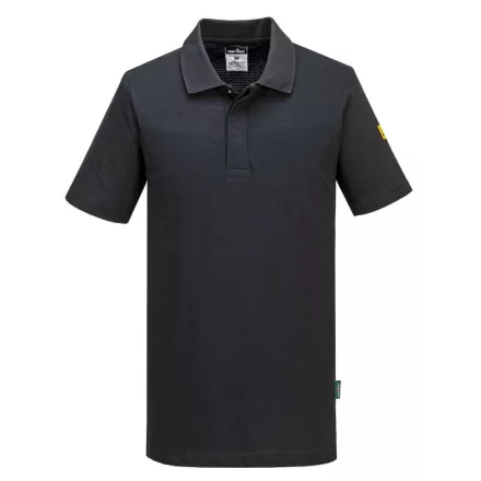 Anti-Static ESD pólóing PW_AS21BKR5XL Fekete - 5XL méret