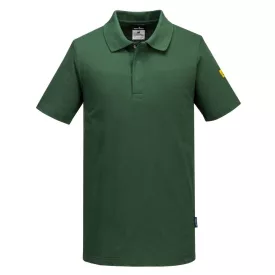   Anti-Static ESD pólóing PW_AS21FGRL Erdőzöld - L méret