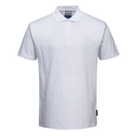 Anti-Static ESD pólóing PW_AS21WHRXXL Fehér - XXL méret