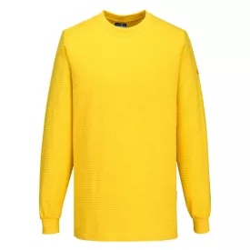   Antisztatikus ESD hosszú ujjú póló PW_AS22YE3S Deep Yellow - S méret