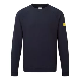 Antisztatikus ESD pulóver PW_AS24NVR4XL Navy - 4XL méret