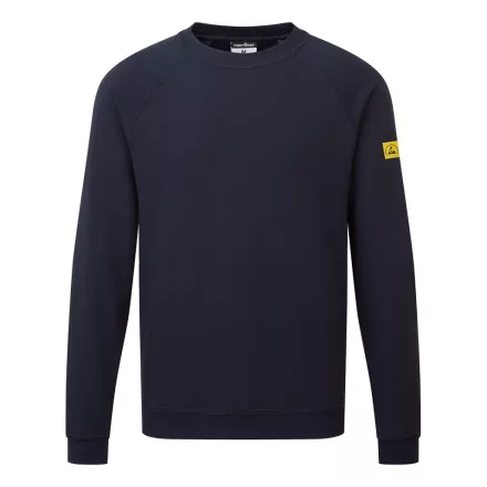 Antisztatikus ESD pulóver PW_AS24NVRXXXL Navy - XXXL méret