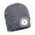 Beanie USB újratölthető LED-es fejlámpa  PW_B029GRR Szürke -  méret