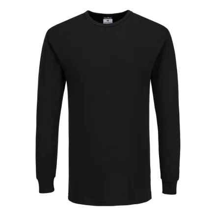 Thermal hosszú ujjú póló PW_B123BKRM Fekete - M méret