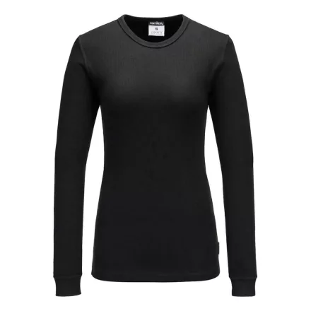 Női hosszú ujjú Thermal póló PW_B126BKRXL Fekete - XL méret