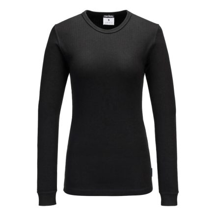 Női hosszú ujjú Thermal póló PW_B126BKRXXL Fekete - XXL méret