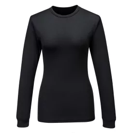 Női Baselayer Top L/S PW_B136BKRXS Fekete - XS méret
