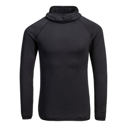 Waffle Fleece kapucnis Baselayer PW_B191BKRXL Fekete - XL méret