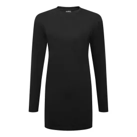  Női pamut Relaxed Fit póló L/S PW_B194BKRXL Fekete - XL méret