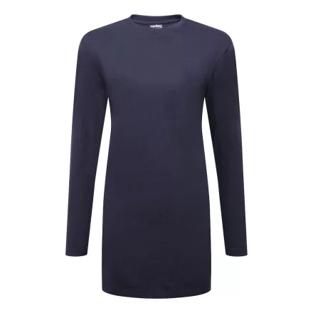 Női pamut Relaxed Fit póló L/S PW_B194NVRXXL Navy - XXL méret