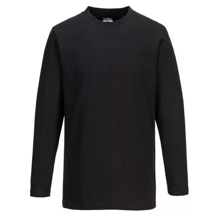 Hosszú ujjú póló PW_B196BKRXXXL Fekete - XXXL méret