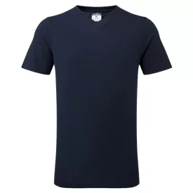 V-nyakú pamut póló PW_B197NARS Navy - S méret