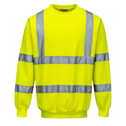 Jól láthatósági pulóver PW_B303YER4XL Sárga - 4XL méret