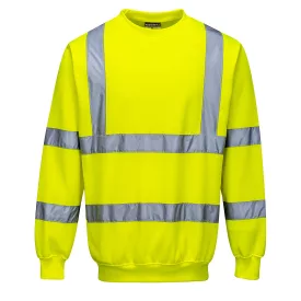 Jól láthatósági pulóver PW_B303YERM Sárga - M méret