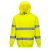 Jól láthatósági, kapucnis pulóver PW_B304YERXL Sárga - XL méret