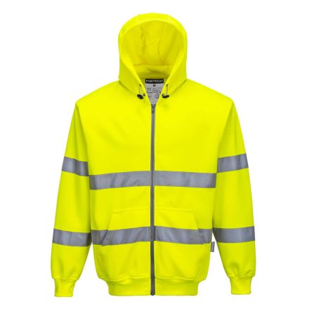 Hi-Vis zippzáros pulóver PW_B305YERXXXL Sárga - XXXL méret