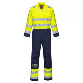   Bizflame Work Hi-Vis antisztatikus overál PW_BIZ7YNRL Sárga/Navy - L méret