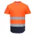 Kéttónusú Mesh póló  PW_C395ONRS Narancs/Navy - S méret