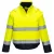 Hi-Vis 2 az 1-ben kontrasztos Essential Lite bomber kabát  PW_C464YNRXL Sárga/Navy - XL méret