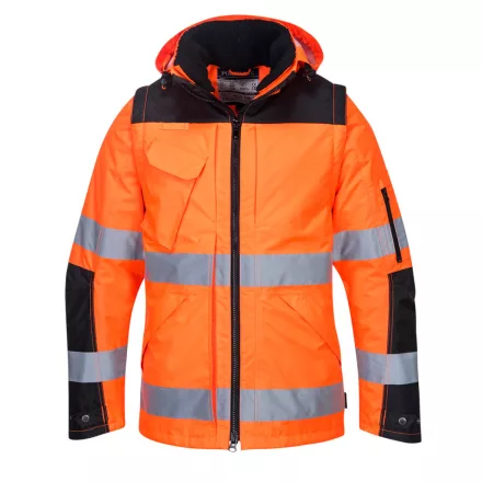3 az 1-ben kabát  PW_C469OBRXL Narancs/Fekete - XL méret