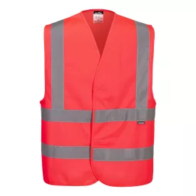   Jól láthatósági mellény  PW_C470RERL/XL Piros - L/XL méret
