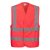 Jól láthatósági mellény  PW_C470RERL/XL Piros - L/XL méret
