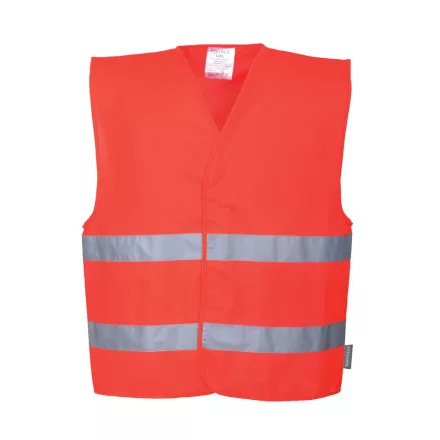 Jól láthatósági mellény  PW_C474RERL/XL Piros - L/XL méret
