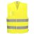 Jól láthatósági mellény - Dupla azonosítókártya tartóval  PW_C475YERL/XL Sárga - L/XL méret