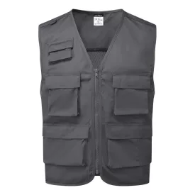 Munkás mellény PW_C704MGRXXXL Mole szürke - XXXL méret