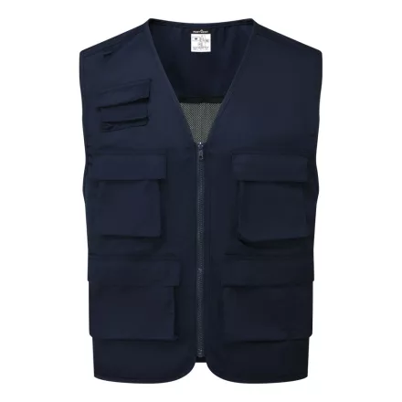 Munkás mellény PW_C704NVRXL Navy - XL méret